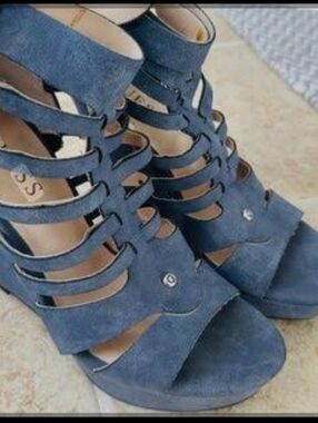 Suede Wedges